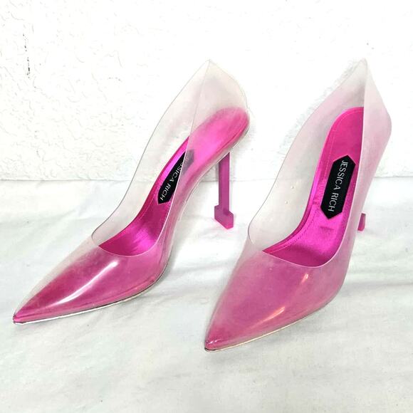 Jessica Rich Women's So Fancy Tall Sandal Pump in Pink Size 10 (40) - Picture 1 of 5